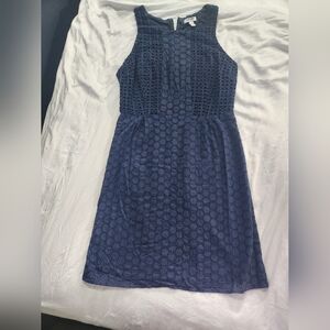 Old Navy Size 8 Navy Blue Knee-Length Dress EUC